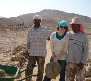 Excavating in Jordan